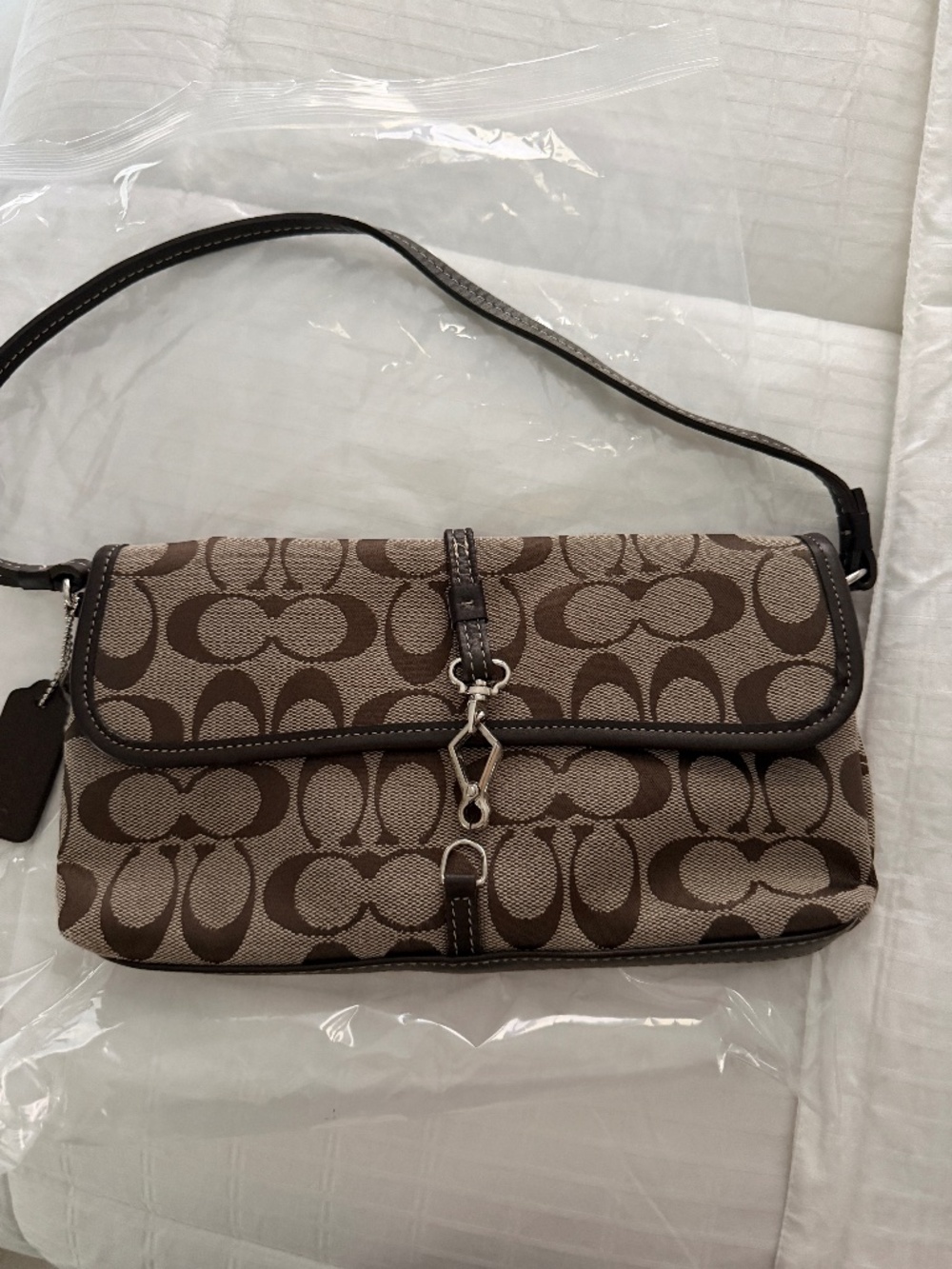Coach canvas signature Hamptons bag